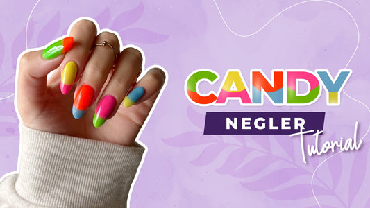Fargerik fransk manikyr – candy-inspirert neglekunst steg for steg
